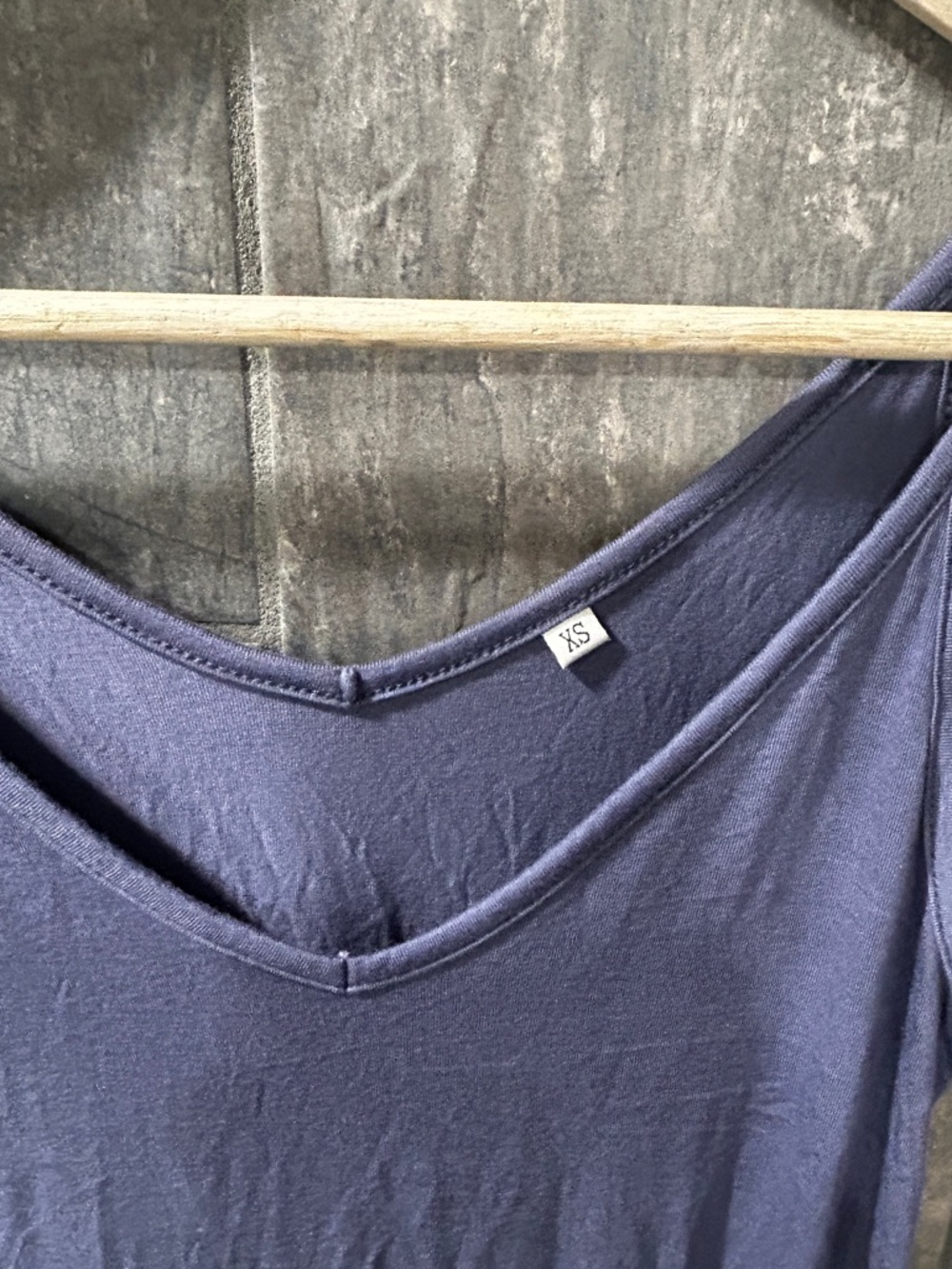 Sleeveless V-Neck Maxi Dress in Purple with Side Slit - Picture 10 of 10